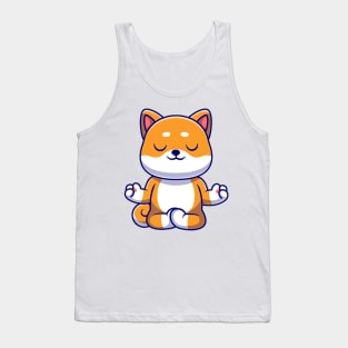 Meditating Cat Tank Top